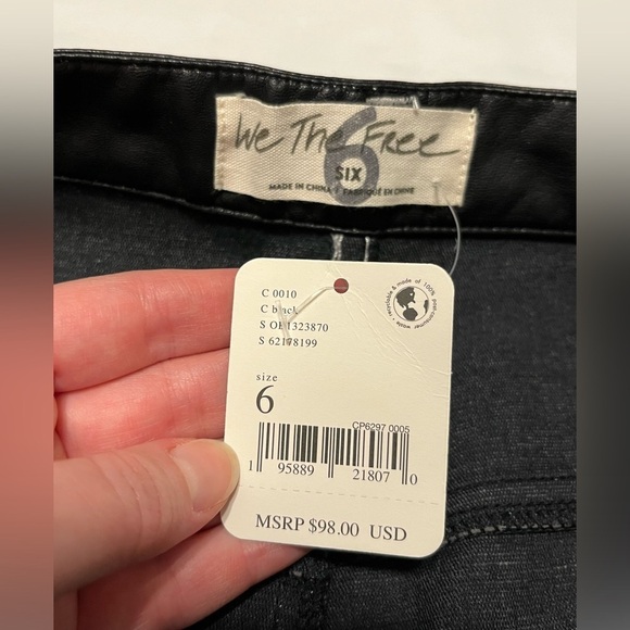 Free People We The Free The It Factor Vegan Leather Pants - Picture 11 of 15